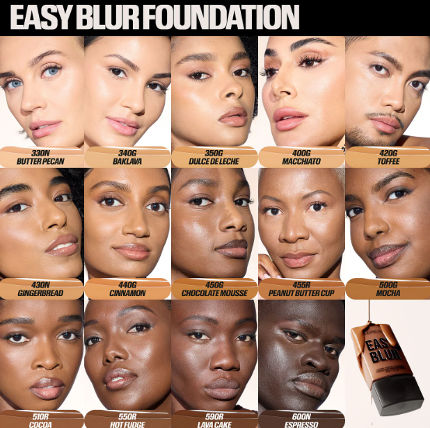 HUDA BEAUTY Easy Blur Natural Airbrush Foundation