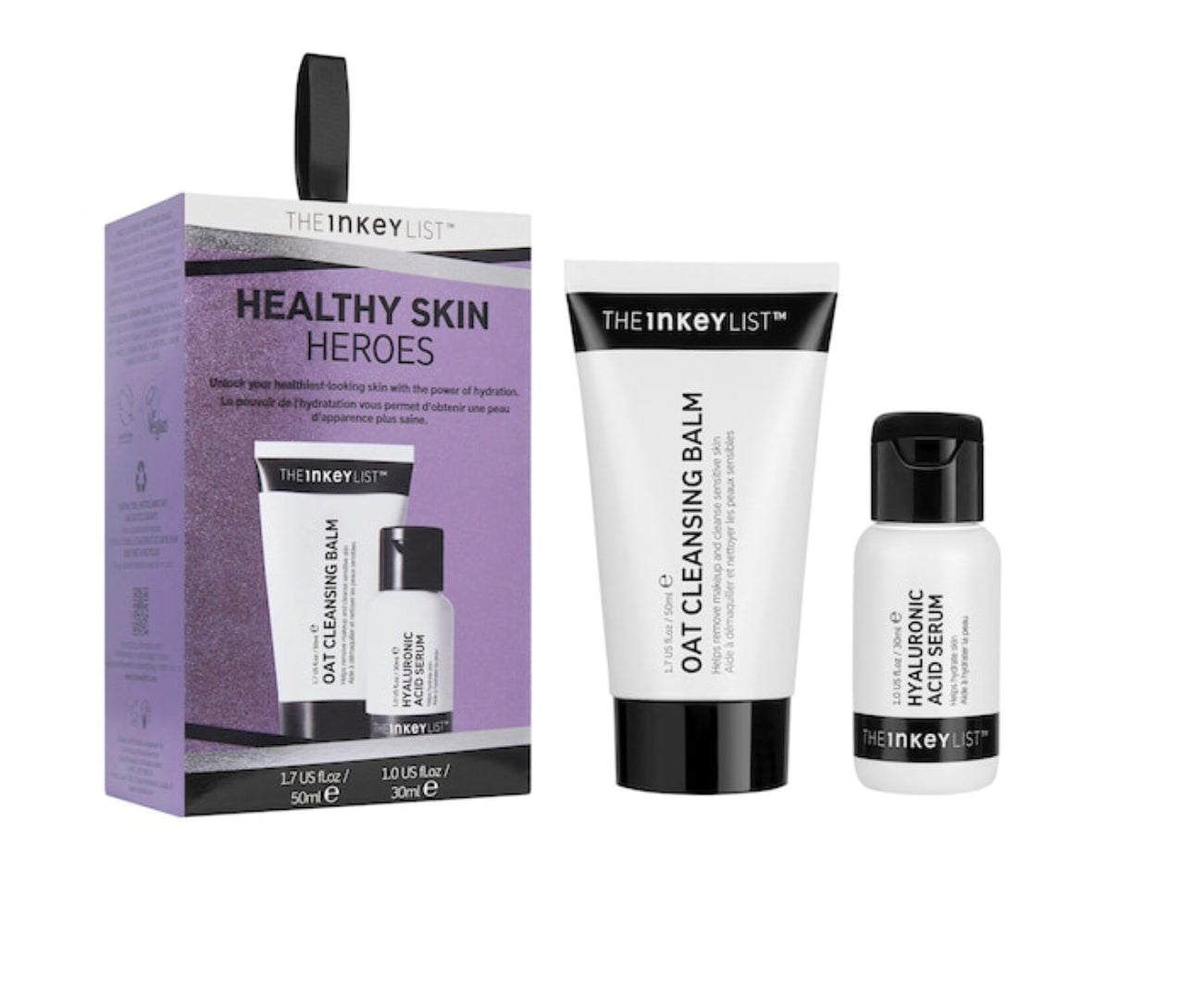 THE INKEY LIST
Healthy Skin Heros - Cleansing Balm & Hyaluronic Acid Serum